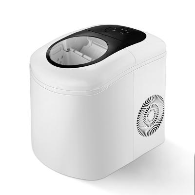 China Mini White Household Part Countertop ABS Countertop Portable Ice Maker for sale