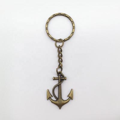 China Cheap Promotion Gift Wedding Door Favors Party Anchor Marine Metal Favors Promotion Gifts Theme Key Chain for sale