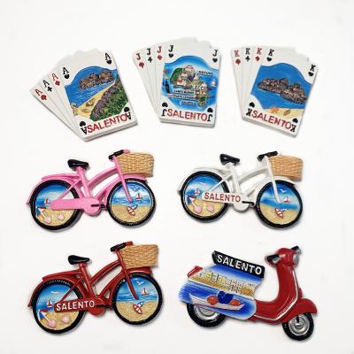 China Polyresin SALENTO Customized Home Decoration 3D Polyresin Fridge Magnets Travel Souvenir Collectible Gift Opens Magnets for sale