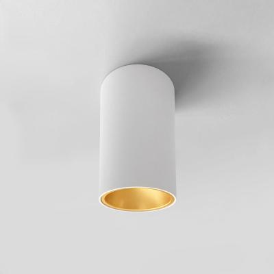 China Modern China fty how bright Gu10 white gold aluminum indoor ceiling around led spot high quality surface mounted down light for sale