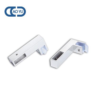 China Modern YL Most Purchased 90 Degree Glass Wall Mount Bracket For Connector And Corner Connector for sale