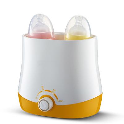 China Mutifunctional Double Head Baby Bottle Warmer And Sterilizer One Control Bottle Heater for sale