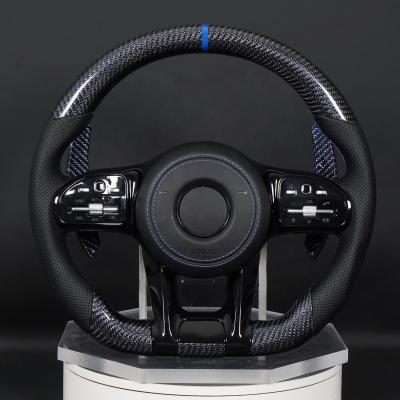 China Movement suitable for Mercedes Benz AMG steering wheel carbon fiber E300c200lskgLC universal button modification of new and old models As for sale