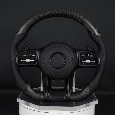 China Move Suitable For Mercedes Benz Old Model Modified AMG AECSG Carbon Fiber Steering Wheel New Level GLC260GLECLSGT for sale