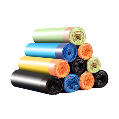 China Household Garbage Bag Disposable Good Quality Colorful Biodegradable Disposable Suction Twine for sale