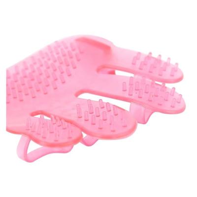 China Stocked Wholesale High Quality Cat Massage Shower Bath Silicone Dog Massage Brush for sale