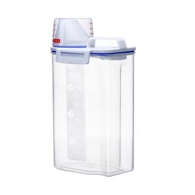 China Sustainable High Quality Practical Pet Food Sealed Moisture Proof Plastic Storage Tank Box for sale