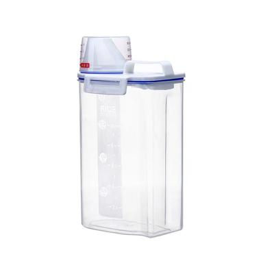 China New Design Modern Viable Sealed Moisture Proof Plastic Box Pet Food Storage Tank for sale