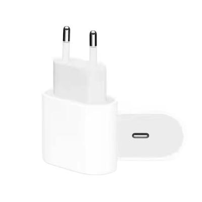 China High Quality Wall Mounted Power Adapter Cell Phone/Ipad/Camera/PDA/MP3 EU USB-C Charging PD 12W 18W Plug with Suitable Data Cable to Type-C, Apple for sale