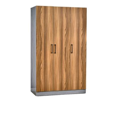 China Other Popular Modern Bedroom Wardrobes Designs Wardrobe Wood 3 Doors Wooden Wardrobes for sale