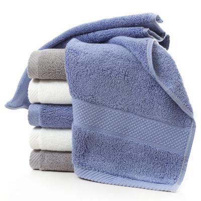 China Child Safe Luxury Soft Absorbent Organic Cotton Thickened Large Bath Towels Set For Adult And Kids for sale