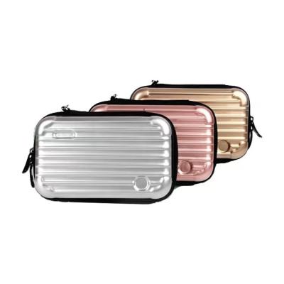 China Wholesale Waterproof Hard Shell Abs +pc Makeup Pouch Cosmetic Make Up Toiletry Bag for sale