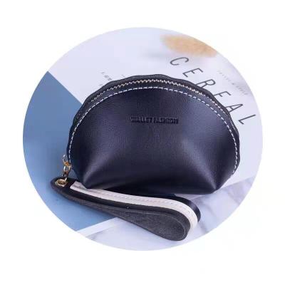 China Fashion Mini Zipper PU Pouch Bag Lipstick Bag Leather Coins Pinch Change Bag For Girls Women for sale