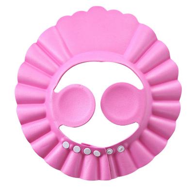 China Feature : EVA Wash Hair Kids Bath Hearing Protection Eye Waterproof Children Hats Infant Hats Lightweight Adjustable Shield Sun Visor for sale