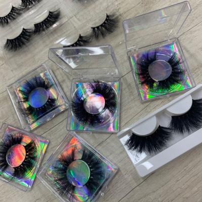 China Full strip lashes wholesale seller customized mink lashes3d mink eyelash packacking boxes for sale