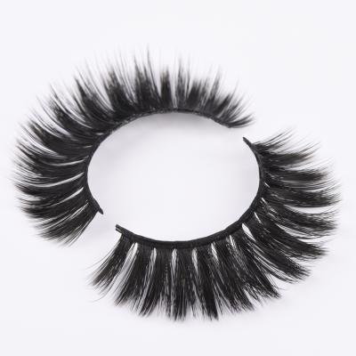 China 6 D flexible faux mink eyelash custom label cruelty free vegan lashes korean 3d 5d full strip lashes for sale