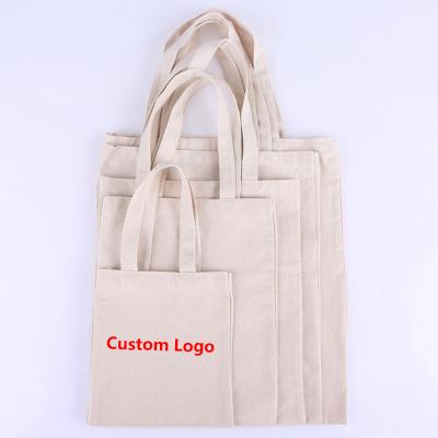 China NBCU Audit Factory Free Sample Small Custom Low Price Cotton Handled Canvas Tote Shopping Bag With Company Logo Print for sale