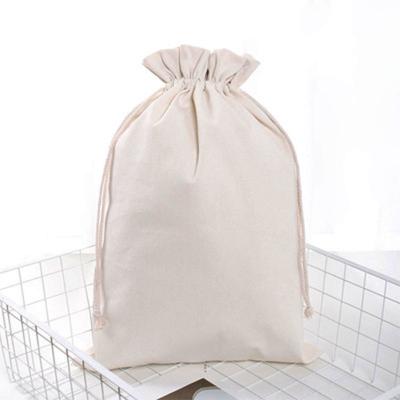 China BSCI audit muslin drawstring apparel product cotton 100 pcs cotton reusable audit organic bag dust bread tea factory handled custom letter 5-7 days for sale