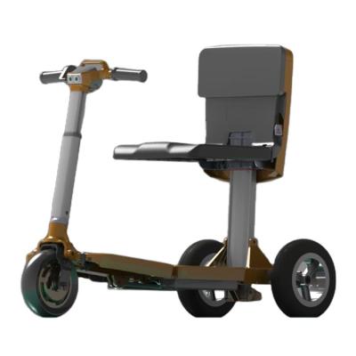 China New Design Unisex Mobility Scooter Folding Electric Foldable Wheelchair 3 Wheel Hot Selling Online for sale