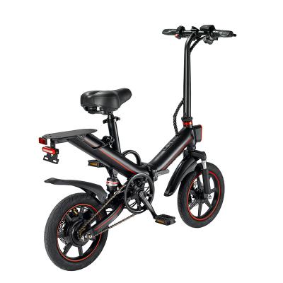 China OUXI Hottest Europe Best V5 Unisex Electric Bicycle With Electric Bike 48v 500w Voltage Battery EU Warehouse Folding Folding Bicycle for sale