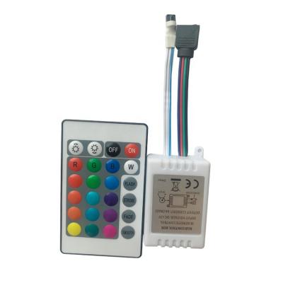 China Universal RGB Led Strip 24 RGB Controller IR Remote LED Main Controller For SMD 3528 5050 RGB LED Strip Lights for sale