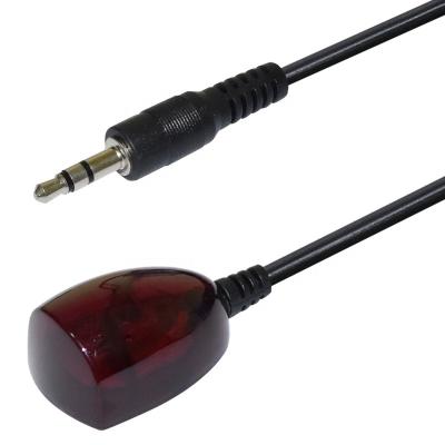 China Male COMPUTER 3.5mm IR Blaster Infrared Receiver Out of Cable for Satellite Blu-ray TV DVD Set Top Boxes for sale