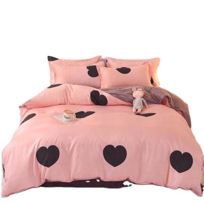 China Nordic Minimalist Pure Cotton Sheets Disposable Four-Piece Bed Set Quilting Bed Pillowcase Student Dormitory Bed Four-Piece Set Ab for sale