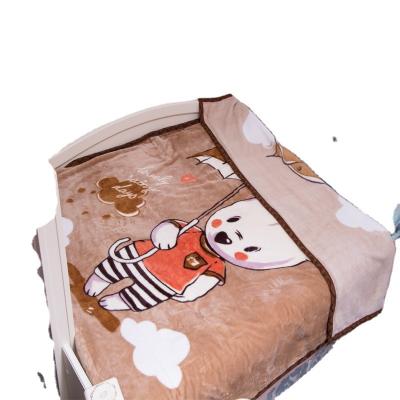 China Lovely Baby Sherpa Flannel Kids Throw Ultra Soft And Plush Anti-Static Blanket Blanket for sale