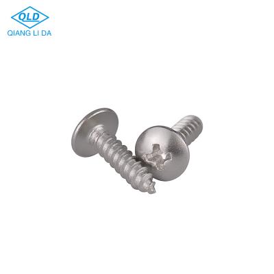 China Pan Head Cross Slot Stainless Steel Self Tapping Screws For Industrial Fastening for sale