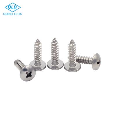 China Head Cross Button Slot MDF SS Tapping Screws for sale