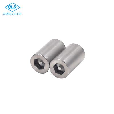 China Stainless Steel Screw China Factory Supplier Hex Socket With Pin Slot SS Lock Screw for sale