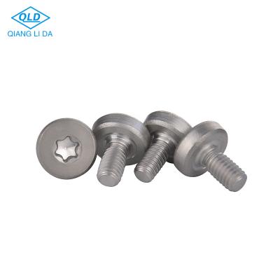 China Waterproof Wafer Flower Main Drive Stainless Steel Machine Screws for sale