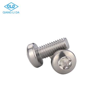 China gb2672 Pan Head Pan Head Torx Slot Shank Stainless Steel Flat Machine Screw for sale