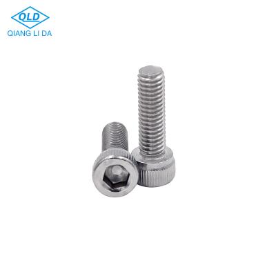 China DIN912 Threaded Full HEX Knurling Cylinder Head Hex Slot SS Screw Bolts for sale