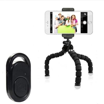 China PORTABLE Remote Flexible Stand Holder Mobile Phone Stand Amazon Hit Mobile Phone Holder Remote Control Tripod for sale