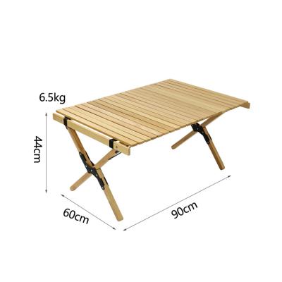 China APT005 Modern Wholesale Wooden Outdoor Portable Picnic Foldable Camping Folding Table for sale