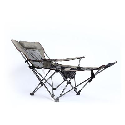 China APL001-2 modern popular style leisure folding recliner outdoor camping chair with foot rest for sale