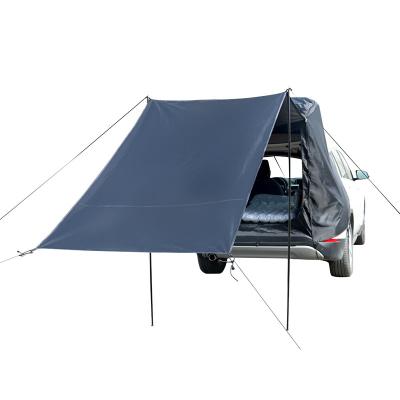 China Extended Type APZC003 Car Tent Camping Trunk Side Extension Suv Auto Motor Awning Large SUV Tailgate Rear Tent for sale