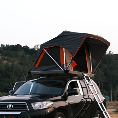 China Extended Type APZC004 Custom Soft Car Roof Top Cover Aluminum Roof Top Tent Shell Outdoor Dachzelt Camping SUV Soft Car for sale