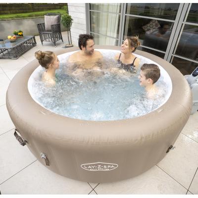 China Inflatable Pool Spa Bestway 60017 Hot Spring Equipment Jet Hydromassage Tub Inflatable Outdoor Spa for sale