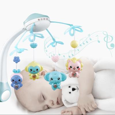 China Toy Amazon Blueteeth Baby Crib Remote Control Cute Musical Projection Battery Operated Hot Selling Rotating Mobile With Hanging Toys for sale