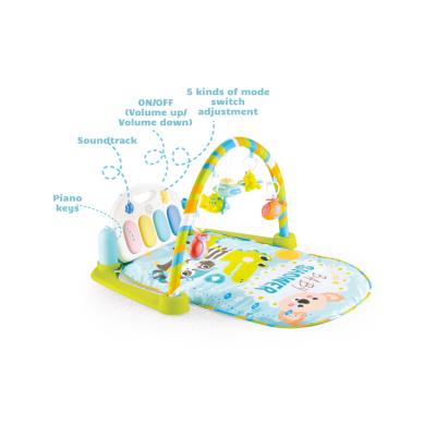 China Educational Toy Kidsmelody Amazon Hot Selling High Quality Soft Infant Play Active Game Mat Gym Musical Smart Baby Mat Piano Set for sale