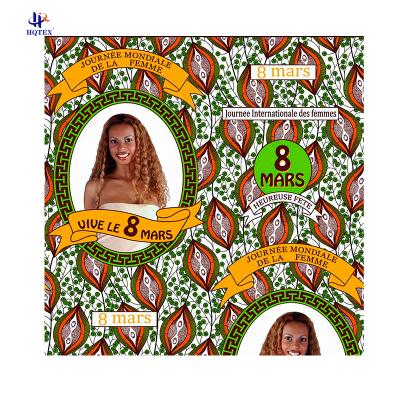 China Anti-UV 100%Cotton Customized Printing Fabric Wax African For Festival Or Event for sale