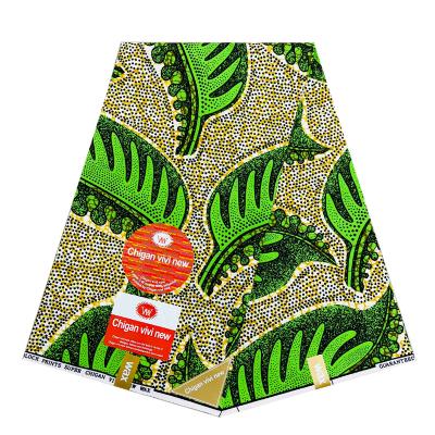 China Double Faced Factory Custom Printed Polyester Spandex Suede Wax Satin Fabric For African Dress for sale