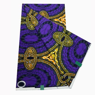 China Tear-Resistant Wholesale 100% Cotton Soft African Wax Print Fabric Africa Design Ankara Batik Wax Fabrics For Dress for sale