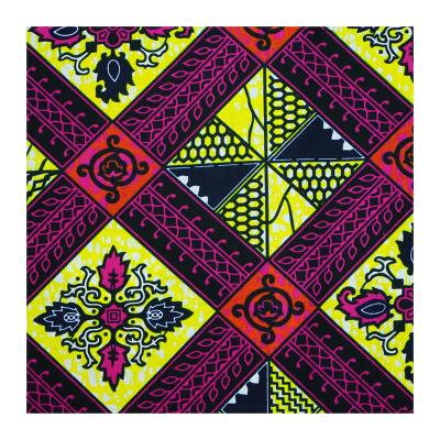 China Anti-UV Factory Custom Printed Knit Fabric Cotton Knit Fabric Wax Cloth African for sale