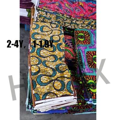 China Anti-UV Factory One Stop Service And Whosale Price 2-4Y,1-1.9Yards African Print Fabric Cotton Coupon Wax for sale