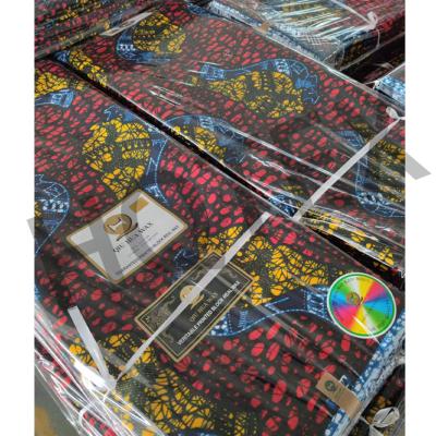 China Anti-UV Factory 100% Cotton Wax African Printed Fabric Wax Mixed Design Stock A Grade Coupon Wax for sale