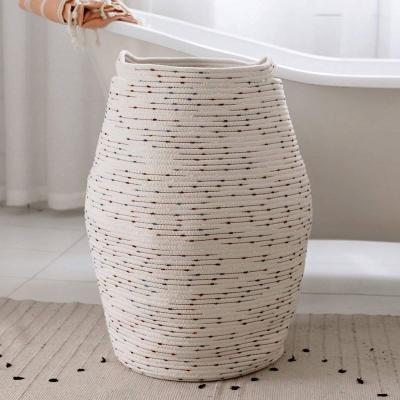 China OEM Eco - Friendly Durable Freestanding Laundry Hamper Laundry Basket Slim Tall Laundry Basket for sale