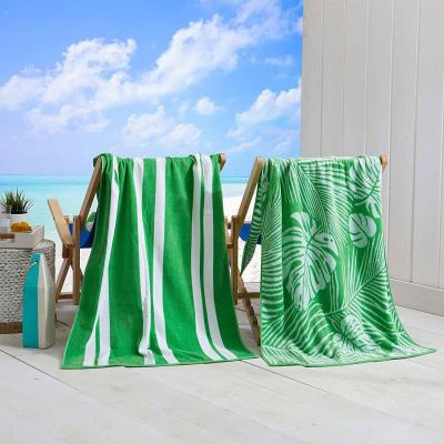 China QUICK DRY Custom Large Cotton Beach Towel Large 100% Cotton Beach Towel for sale